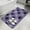 Purple, variant on Halloween Bathroom Rugs Non Slip Washable Bath Mat Absorbent Front Door Mat Fall Black Spiderwebs Halloween Orange Webs Indoor Doormat for Kitchen Entryway Shower Decor Accessories 15.7"x23.6"