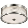 thumbnail image 3 of Nuvo 60-4691 - Fusion - 3 Light Flush Dome Fixture w/ Frosted Glass, 3 of 8