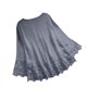 thumbnail image 4 of Top corto sin espalda liso para mujer - Camiseta sexy informal de manga corta - Diseño con mangas acampanadas - Ropa de verano de poliéster, 4 of 8