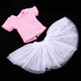 thumbnail image 3 of tops de muñecas y pettiskirt Ropa De Muñeca De Moda Tops Y Falda A Rayas Para Muñecas Blythe 1/6 Rosa Magideal tops de muñecas y pettiskirt, 3 of 7