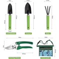 thumbnail image 2 of Garden tools garden tools set mini garden tools portable and portable small with 5 garden tools, 2 of 5