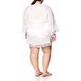 thumbnail image 2 of La Blanca Women's Island Fare V-Neck Tunic Cover Up Swimwear, White, 1X New with box/tags, 2 of 5