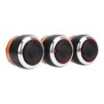 thumbnail image 4 of AC Switch Knob, Heat Control Switch Knob Durable 3pcs Dirt-Proof  For Car Interior Switches Replacement For  206/206+/207, 4 of 8