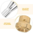 thumbnail image 3 of EXHUMKY 2Pcs Metal Trumpet Mouthpiece Assorted Color Replacement Accessory for Musical Instruments, 3 of 8