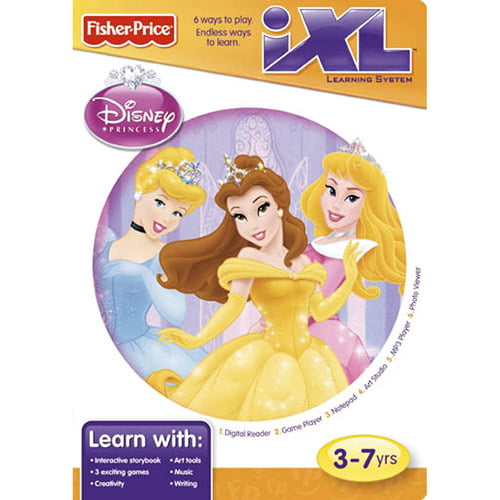 FISHER PRICE iXL DISNEY PRINCESS AGES 3-7 YEARS FREE SHIPPING !! 