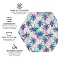 thumbnail image 3 of Pofeuu Palm Leaves Print Coasters for Drinks, 4Pack PU Leather Coasters, Bar Drink Coasters for Tabletop Protection, Furniture from Damage-Hexagon, 3 of 6