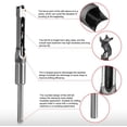 thumbnail image 2 of GFDYREE Square Hole Drill Bit, Steel Hardness Sharp Durable Mortising Chisel Set 1/2-Inch, 1/4-Inch, 3/4inch, 3/8-Inch, 5/8-Inch, 5/16-Inch, 9/16-Inch Woodworking Mortiser Drill Bit-7pcs, 2 of 7