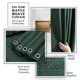 thumbnail image 4 of Clara Clark Hunter Cortina de ducha verde – Cortinas de ducha impermeables para baño, cortina de ducha de tela gruesa, cortina de baño de tela, cortina de ducha de 72 x 72, cortina de ducha de tela de, 4 of 5