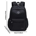 thumbnail image 3 of USB Port Black Backpack For School College And Travel: WaterResistant Bookbag With 8 Compartments Slim Backpack Business Backpack Suitcase Backpack Battery Operated Backpack Sprayer Backpack Water, 3 of 4