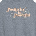 thumbnail image 3 of Instant Message - Positivity Is Powerful - Women's Racerback Tank Top, 3 of 6