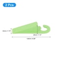thumbnail image 2 of Uxcell 2 Pack 1.10" TPR Non-Slip Door Stoppers for Bottom with Hook, Green, 2 of 6
