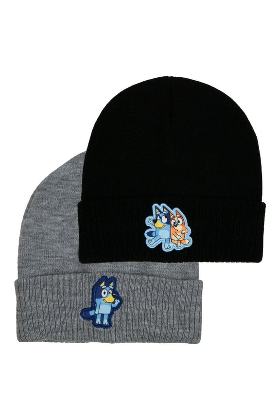 Men's Bluey 2-Pack Beanie Style Hat Set, One Size