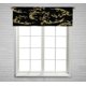thumbnail image 1 of ABPHQTO Volutas Barrocas Doradas Cortina Ventana Cenefa Bolsillo Barra 45x130 cm, 1 of 1