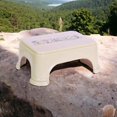 thumbnail image 3 of Bath Stool For Bathroom, Disney Team Mickey Stool For Bathing, Plastic, Lightweight, Versatile & Comfortable Design (Beige) Pack Of 1, 3 of 4