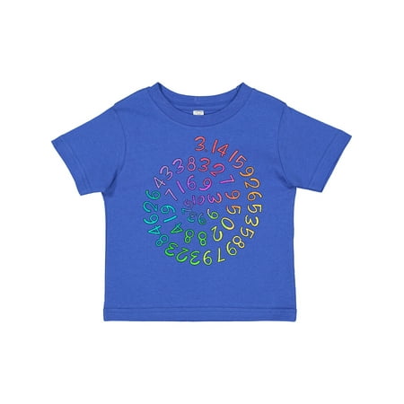 

Inktastic Pi Day Pi Numerals in Rainbow Spiral Boys or Girls Toddler T-Shirt