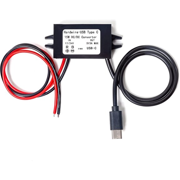 Brickhouse Security Completely Covert Hardwired Vehicle GPS Adapter for Spark Nano 7 Vehicle GPS Tracker Replaces Battery Operation for Tracking Vehicles, Cars, Trucks (Type C Version)
