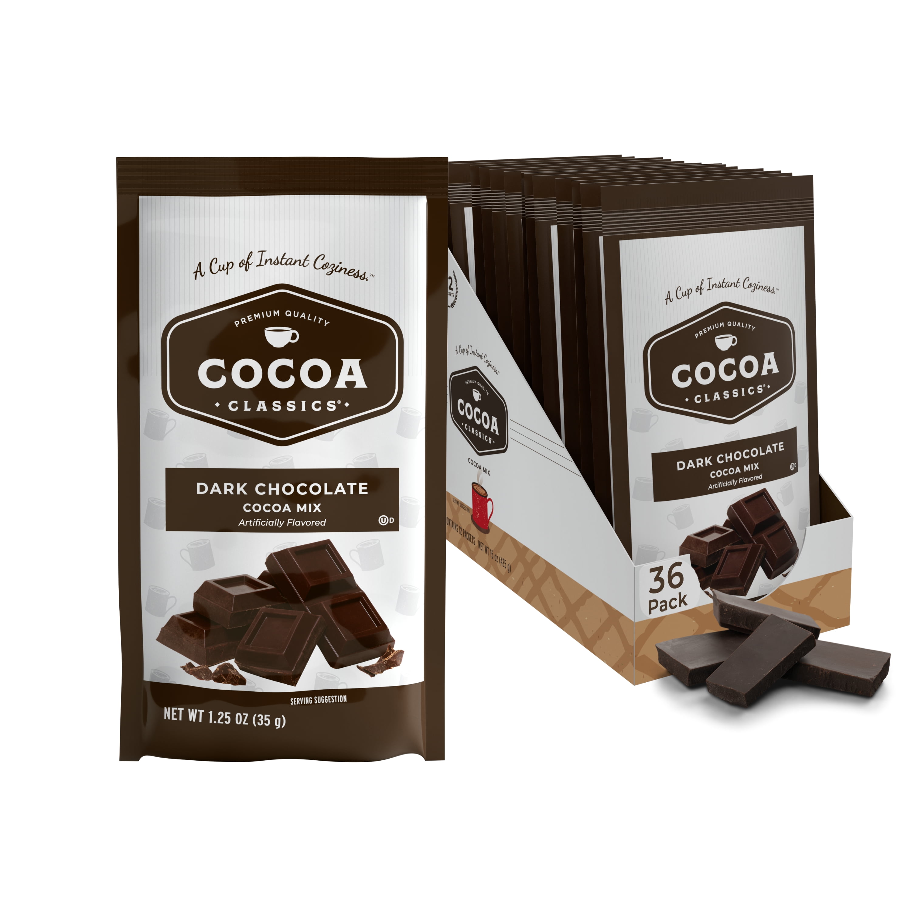 Godiva Chocolatier Dark Chocolate Hot Cocoa Canister, 14.5