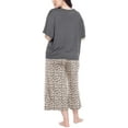 thumbnail image 2 of Honeydew Womens Super Soft Fleece 2 Piece Top & Pajama Set, 2 of 2