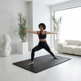 thumbnail image 5 of BalanceFrom Extra Thick Puzzle Exercise Mat with EVA Foam Interlocking Tiles for MMA, Exercise, Gymnastics, and Home Gym Protective Flooring in Black, 5 of 8