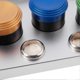 thumbnail image 4 of 2X Watch Oil Dip Oiler Stand Die Cast 5 Oiler Dishes Cups with Cover Watch Repair Oil Grease Storage Tool for Watchmaker, 4 of 5