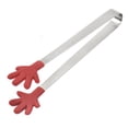 thumbnail image 2 of Hicess Food Clip Portable Cute Stainless Steel Mini Hand-Shaped Ice Cube Sugar Tong for Kitchen, 2 of 8