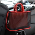 thumbnail image 1 of Bolsillo de red para coche, soporte para bolso, organizador de respaldo de asiento, bolsa de red de almacenamiento para coche, utilizada para guardar carteras y bolsas para documentos BANYUO Hogar, 1 of 7