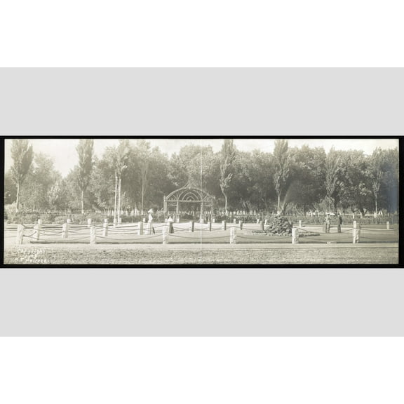 Print: Alamogordo, New Mexico, Alameda Park, Entrance, 1908