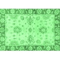 thumbnail image 1 of Ahgly Company Indoor Rectangle Oriental Emerald Green Traditional Area Rugs, 4' x 6', 1 of 4