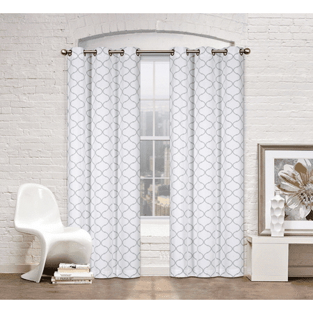 2 Pack Regal Home Collections Shabby Trellis Window Curtains