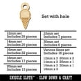 thumbnail image 2 of Yummy Ice Cream Cone Wood Mini Charms Shapes DIY Craft Jewelry - With Hole - 20mm (15pcs), 2 of 7