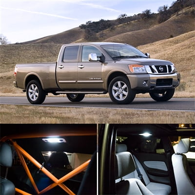 Led Kit For 2004 2013 Nissan Titan Interior Light Kit License Plate White
