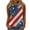 Style 11, variant on GERsome Women's 4th of July Patriotic Tank Tops American Flag Crewneck Sleeveless Loose Fit T-Shirts USA Flag Stars Stripes Tops S-5XL