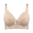 thumbnail image 2 of TOWED22 Wireless Bra for Women,Wireless Comfort Support Everyday Bra,Smoothing Invisible Bralette for Women,Fixed Pad,Softest Bra,Beige, 2 of 3
