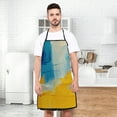 thumbnail image 5 of Bib Apron Waterdrop Resistant Cooking Kitchen Aprons for Women Men Chef, geometric figure Aprons,Adult Size, 5 of 7