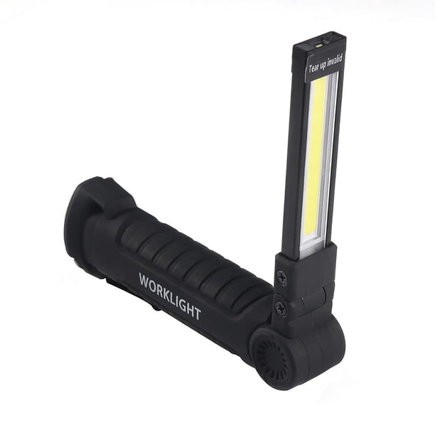 Naiovety Luz de trabajo LED de mano Lámpara de inspección COB brillante Linterna magnética giratoria de 360 grados 5 modos Luz de antorcha Iluminación novedosa No.02 Naiovety HA024791-02