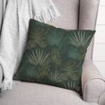 thumbnail image 3 of Creative Products Tropical Palm Gray 18 x 18 Spun Poly Pillow, 3 of 3
