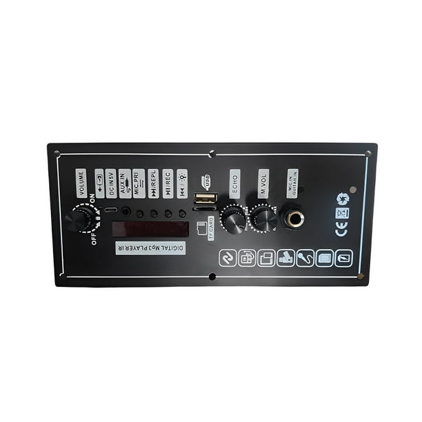 Inteprter Placa amplificadora de MP3, amplificadores de altavoz de alta potencia, módulo de Radio de sonido de graves pesados para coche, Electrónica miscelánea
