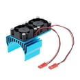 thumbnail image 1 of Disipador de 2 Ventiladores de Carreras 1/10 HSP RC 540/550, Accesorios de Refrigeración de Motor Macarena  disipador de calor del motor, 1 of 5