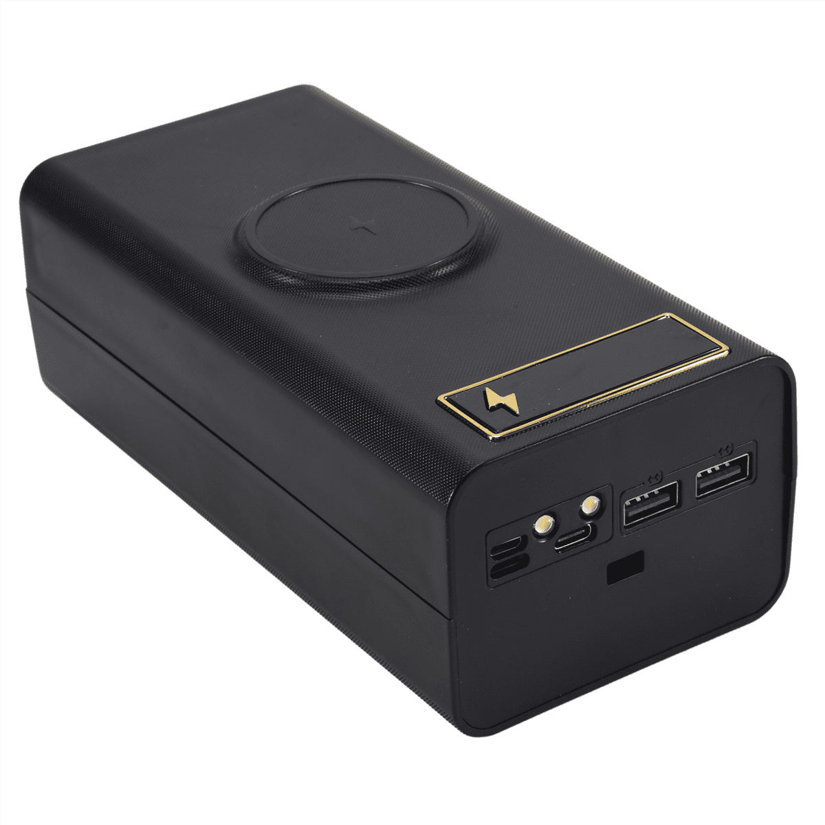 2X 21X18650 Battery Case Welding Free Power Bank Case - with Light 18650 Battery Charge Box Detachable DIY