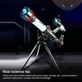 thumbnail image 4 of Meterk Outdoor Telescope High Clear Astronomical Refracting Telescope Science Teaching with 20X 30X 40X Magnification Eyepieces Tripod for Beginners, 4 of 7