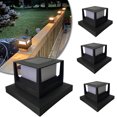 thumbnail image 1 of Outdoor Fence Post  Light, Black Outdoor Solar Post Light Square  For Garden, 1 of 8