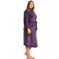 thumbnail image 2 of White Mark Women's Super Soft Lounge Robe, 2 of 5