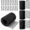thumbnail image 1 of 4Pack Gutter Guard Mesh Rolls, 20 Feet Gutter Leaf Guards with 40 Clip Hooks, DIY Rain Gutter Covers Preventing Leaves, 1 of 7