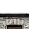thumbnail image 7 of 36" Electric Fireplace Mantel with Faux Brick-Grey, 7 of 7