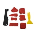 thumbnail image 3 of DOLITY 9 Pcs Outil de Calfeutrage Spatule d'Étalement de Mastic Joint de Calfeutrage Main Rouge, 3 of 7