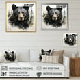 thumbnail image 4 of Designart "Bear Wild I" Animals Canvas Print, 4 of 5