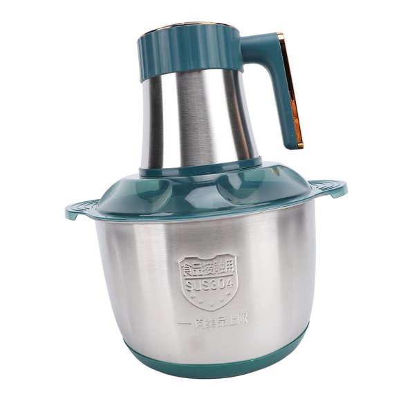Food Processor, 5L Stainless Steel Multifunctional Powerful Chopping Grinding Food Processor Meat Blender for Kitchen