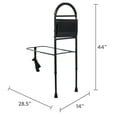 thumbnail image 6 of Equate Steel Adult Bed Safety Rails for Elderly & Senior Assistance, Black, 300 lb Weight Capacity, 6 of 9