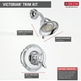 thumbnail image 3 of Delta Victorian MonitorÂ® 17 Series Shower Trim in Chrome T17255, 3 of 6