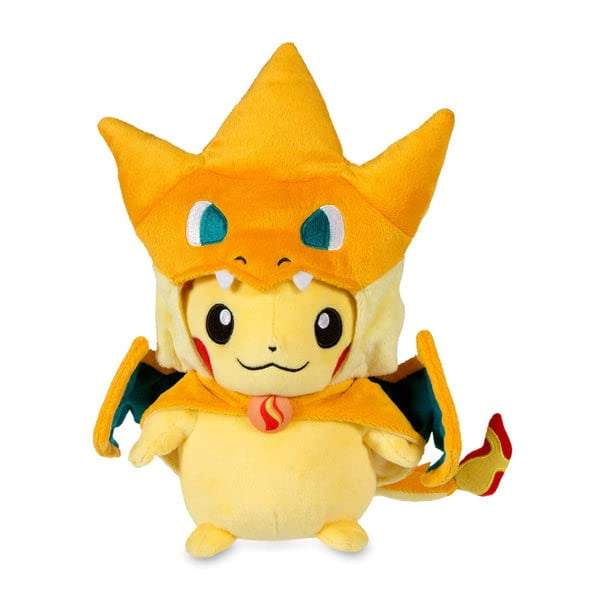 Pokemon Pikachu Cross-dressing with Charizard Coat Plush Toys 23CM